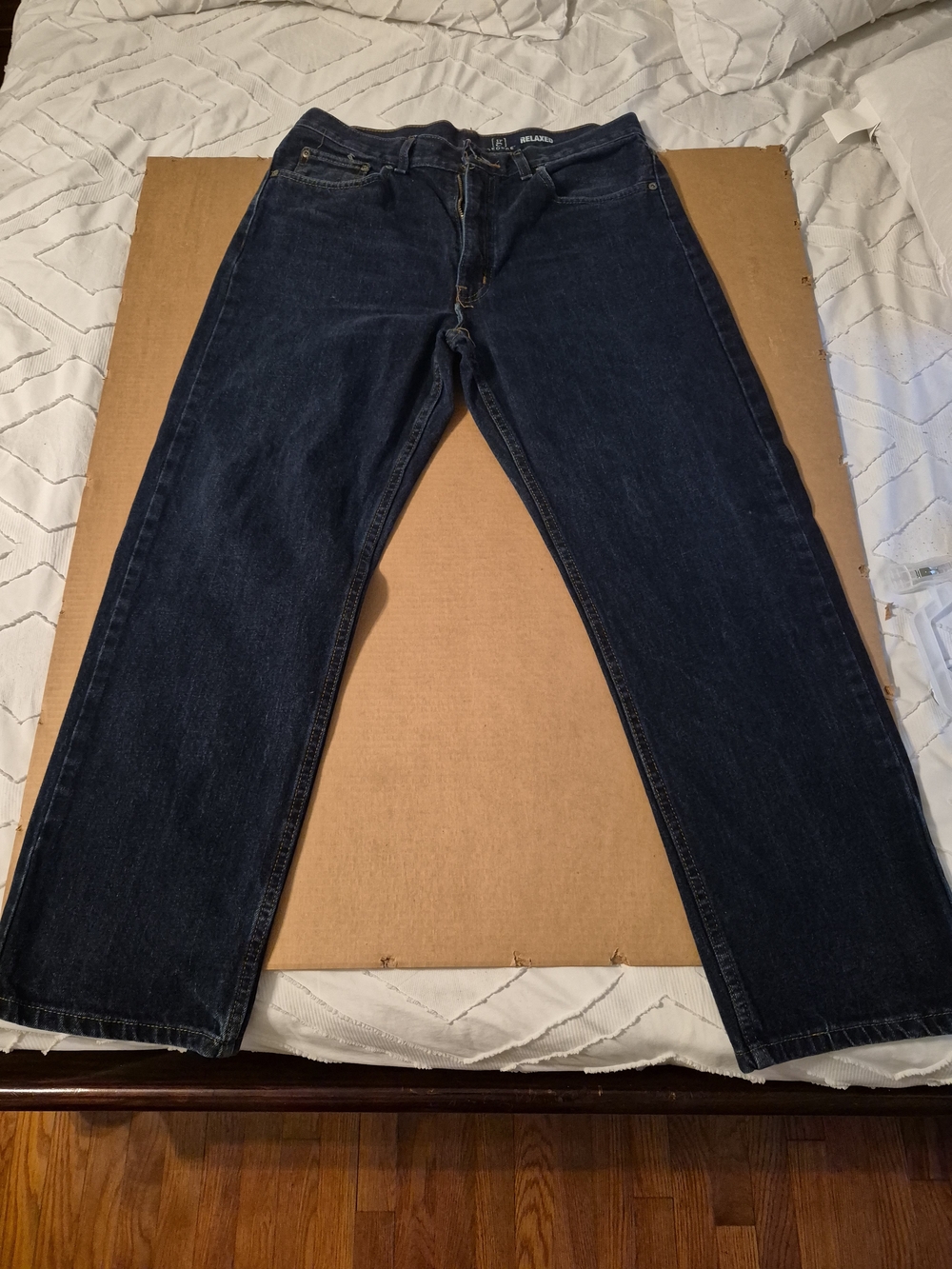 George Dark Blue Relaxed Fit Men’s Jeans